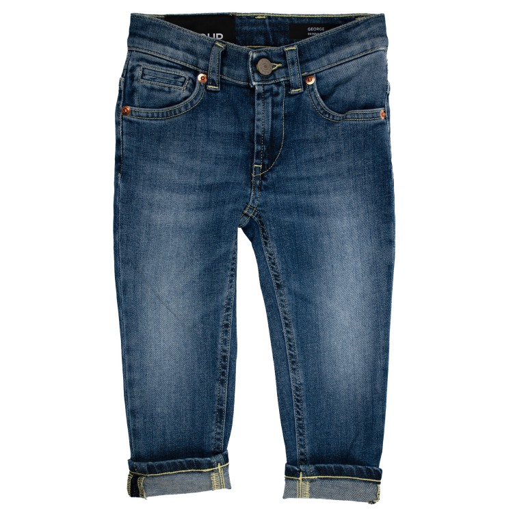 DONDUP Jeans skinny lavaggio medio per bambino