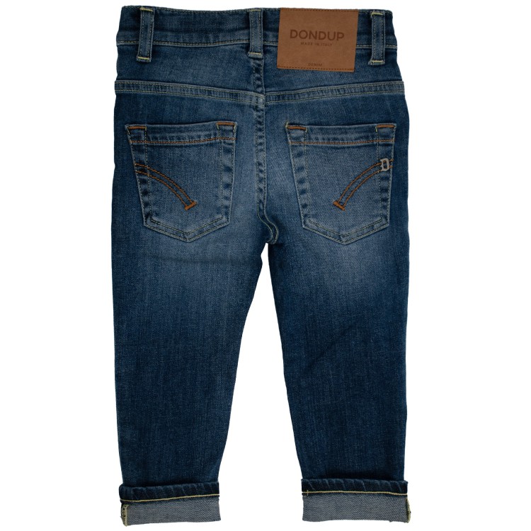 DONDUP Jeans skinny lavaggio medio per bambino