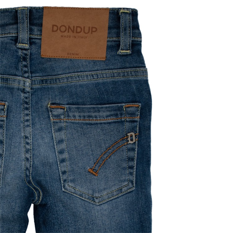 DONDUP Jeans skinny lavaggio medio per bambino