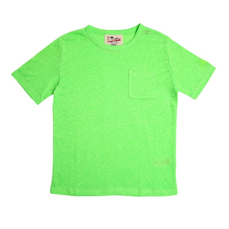 SAINT BARTH T-shirt verde bambino