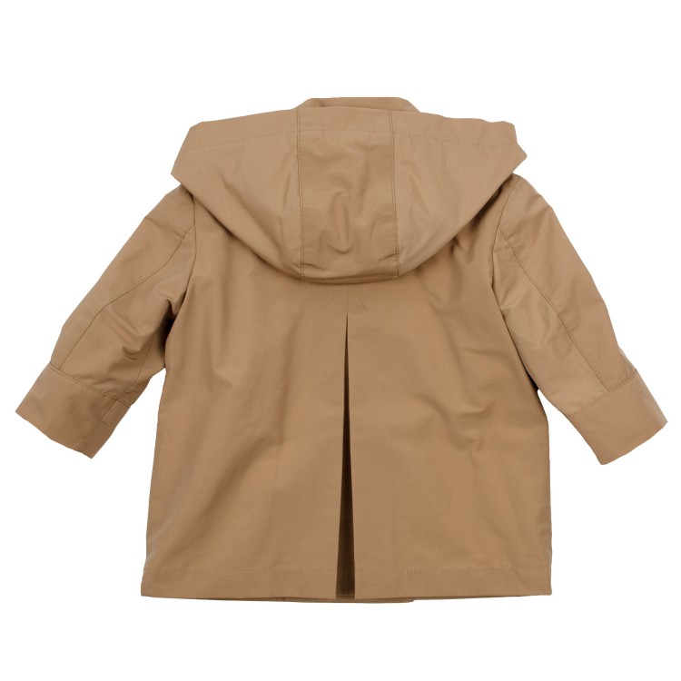 COLORI CHIARI Trench doppiopetto beige per neonato