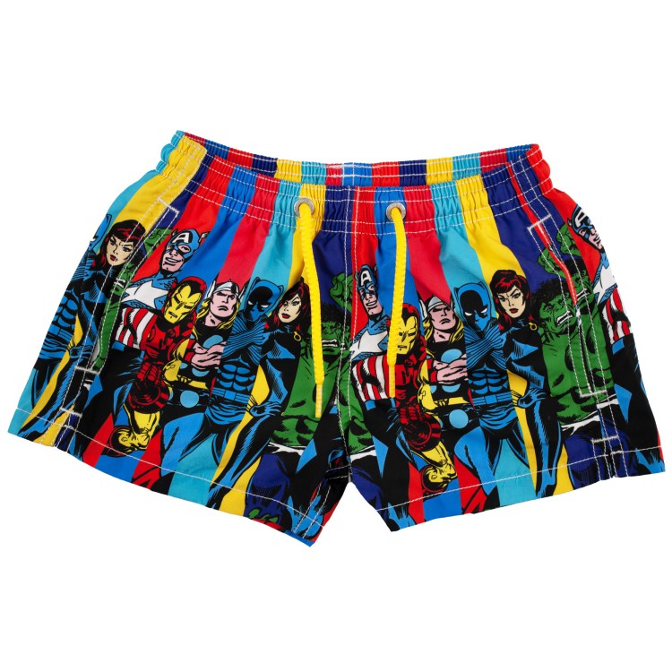 SAINT BARTH Costume da bagno da bambino  stampa Heroes multicolor