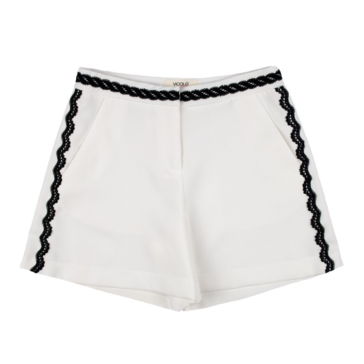 VICOLO Short Panna nero per bambina