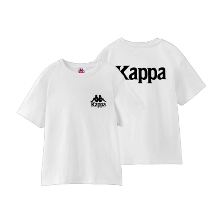 KAPPA T-shirt girocollo con maniche corte bianca per bambino