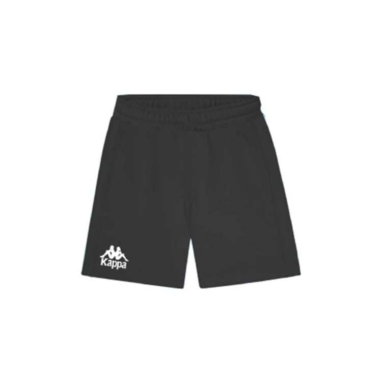 KAPPA Completo cotone short e t-shirt nero per bambino