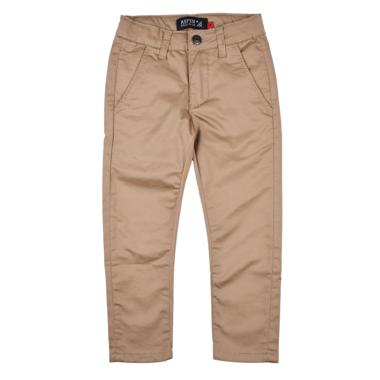 ASPEN POLO CLUB Pantalone in cotone sabbia per bambino