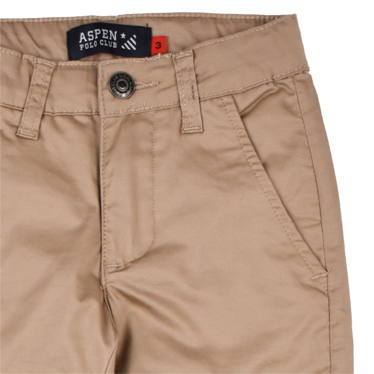 ASPEN POLO CLUB Pantalone in cotone sabbia per bambino