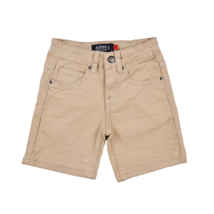 ASPEN POLO CLUB Short color sabbia bambino