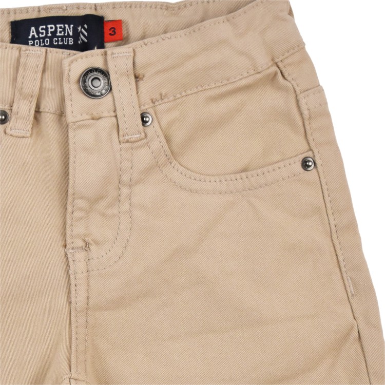 ASPEN POLO CLUB Short color sabbia bambino