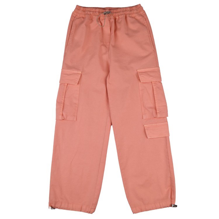 VICOLO Pantalone modello cargo  color pesca per bambina