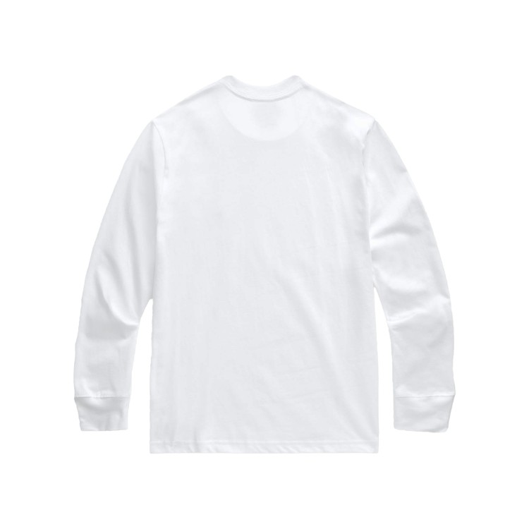 RALPH LAUREN T-shirt manica lunga bianco per bambino