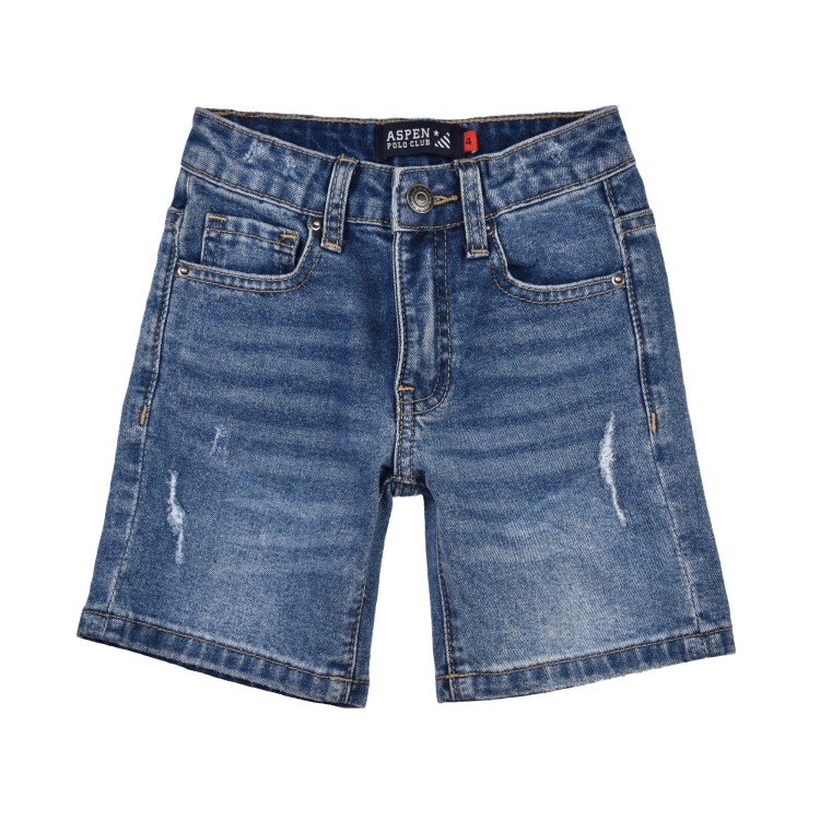 ASPEN POLO CLUB Short in denim 5 tasche blu per bambino