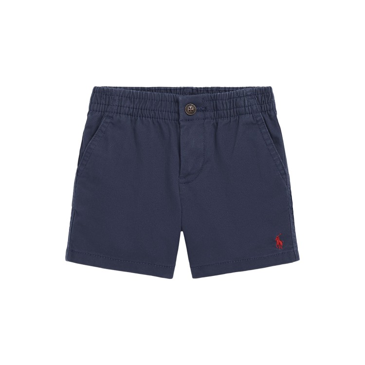 RALPH LAUREN Pantalone corto blu per neonato