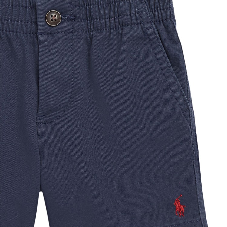 RALPH LAUREN Pantalone corto blu per neonato