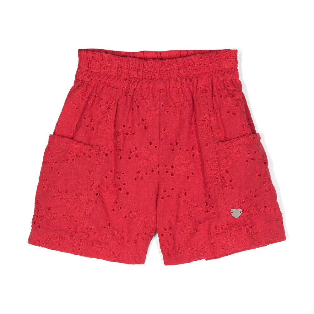 MONNALISA Short con pizzo...