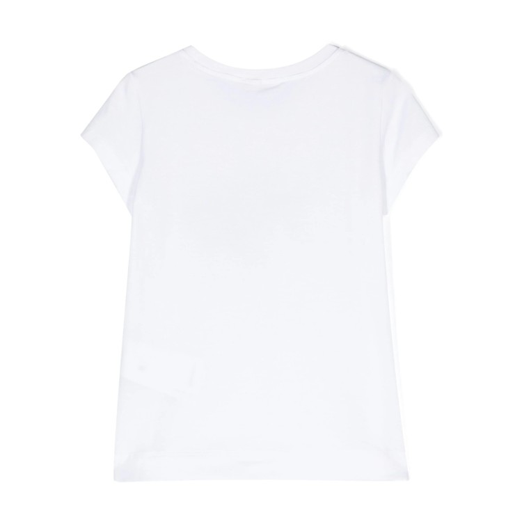 MONNALISA T-shirt con stampa grafica bianca per bambina