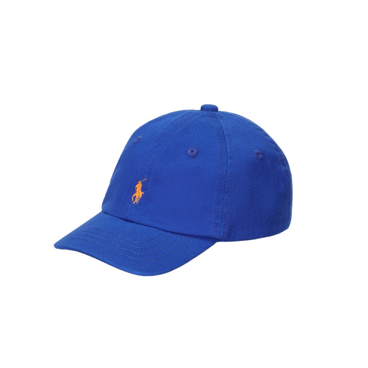 RALPH LAUREN Cappellino bluette con visiera bambino