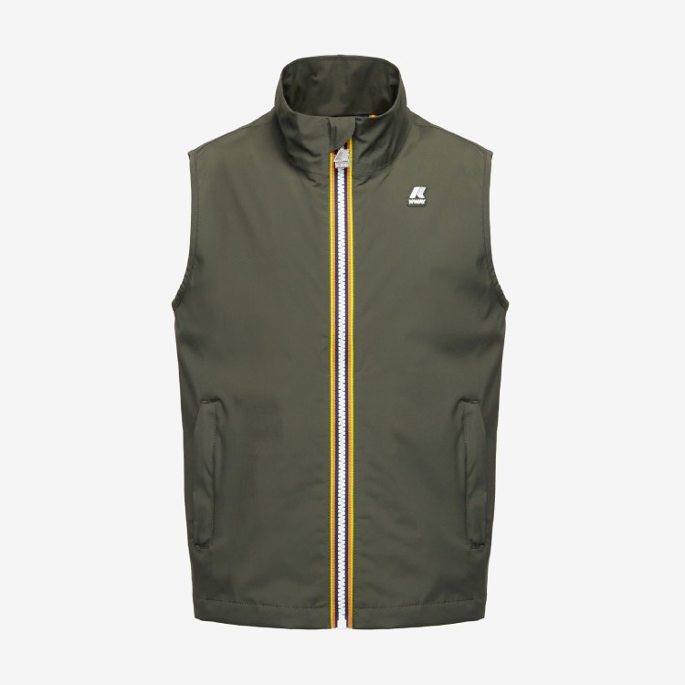 K-WAY Gilet verde bambino