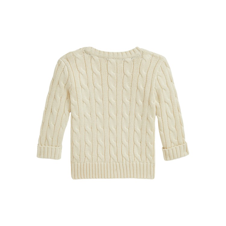 RALPH LAUREN PULLOVER.Natural