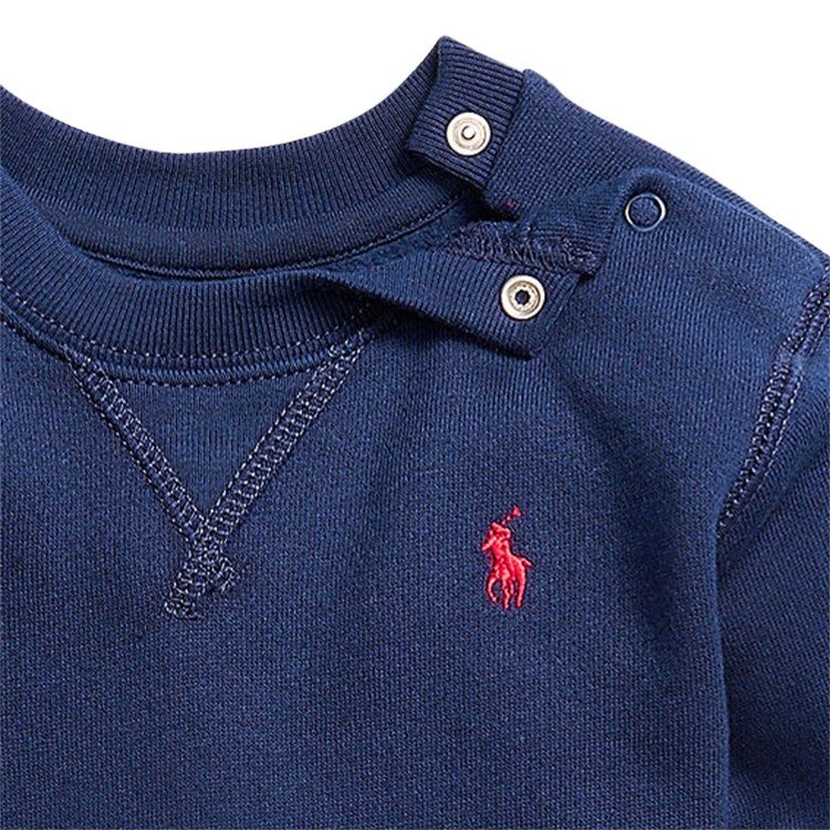 RALPH LAUREN SWEATSHIRT.NAVY