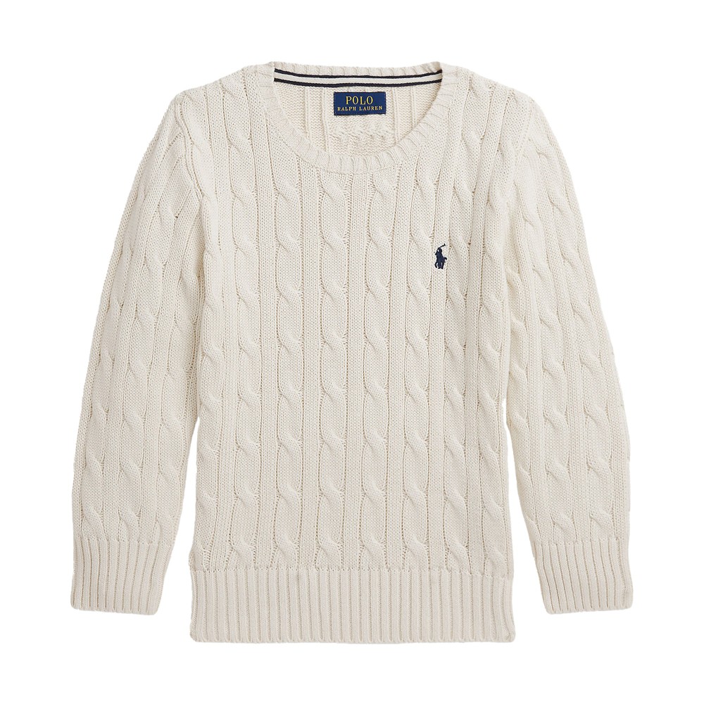 RALPH LAUREN PULLOVER.Natural