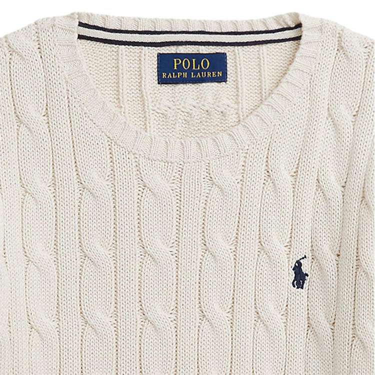 RALPH LAUREN PULLOVER.Natural