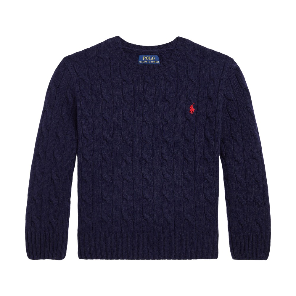 RALPH LAUREN Maglione blu...