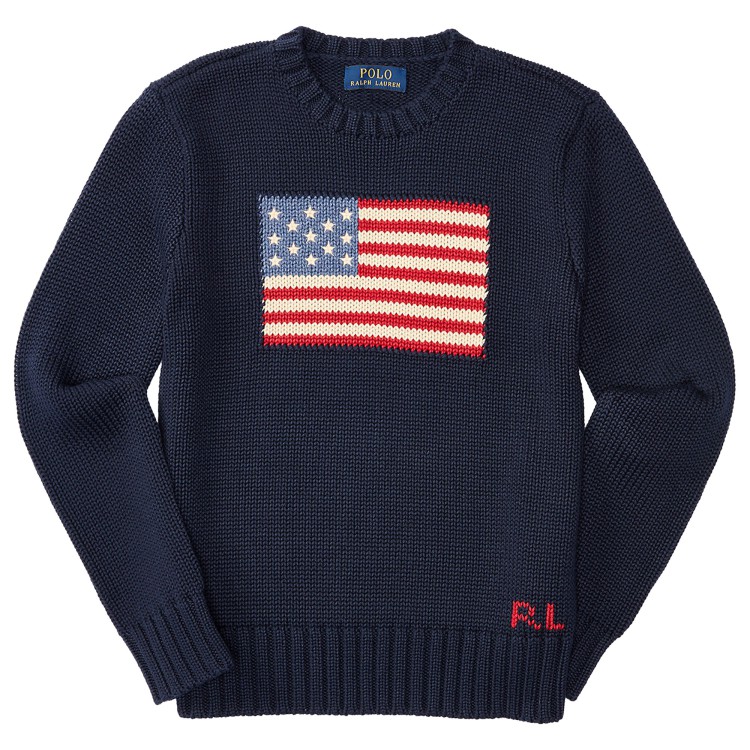 RALPH LAUREN PULLOVER.NAVY