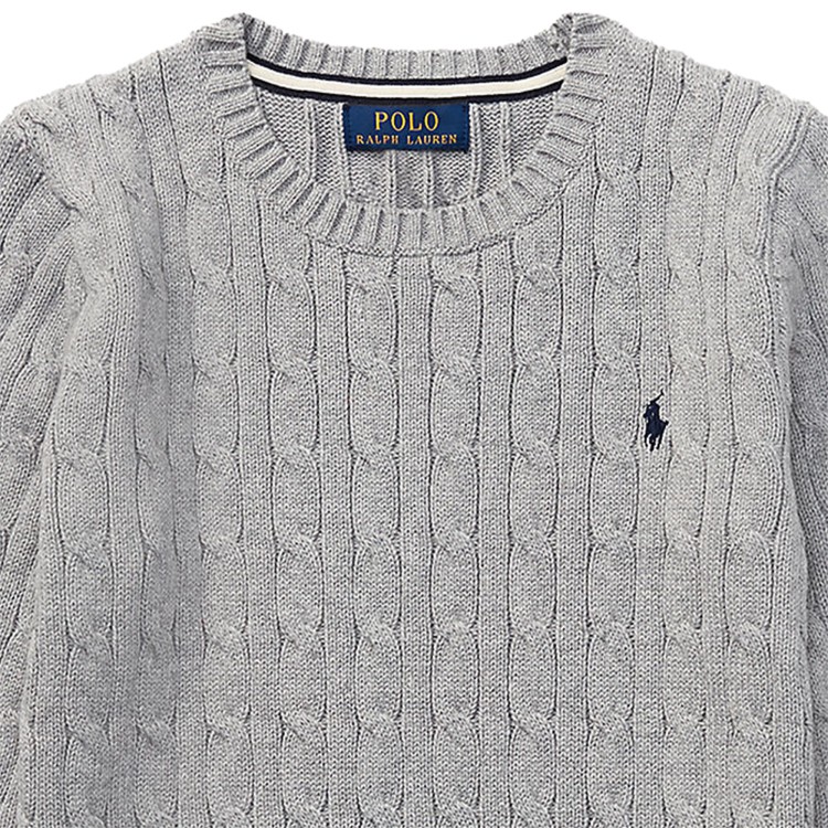 RALPH LAUREN PULLOVER.GREY