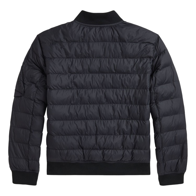 RALPH LAUREN Bomber imbottito trapuntato nero bambini