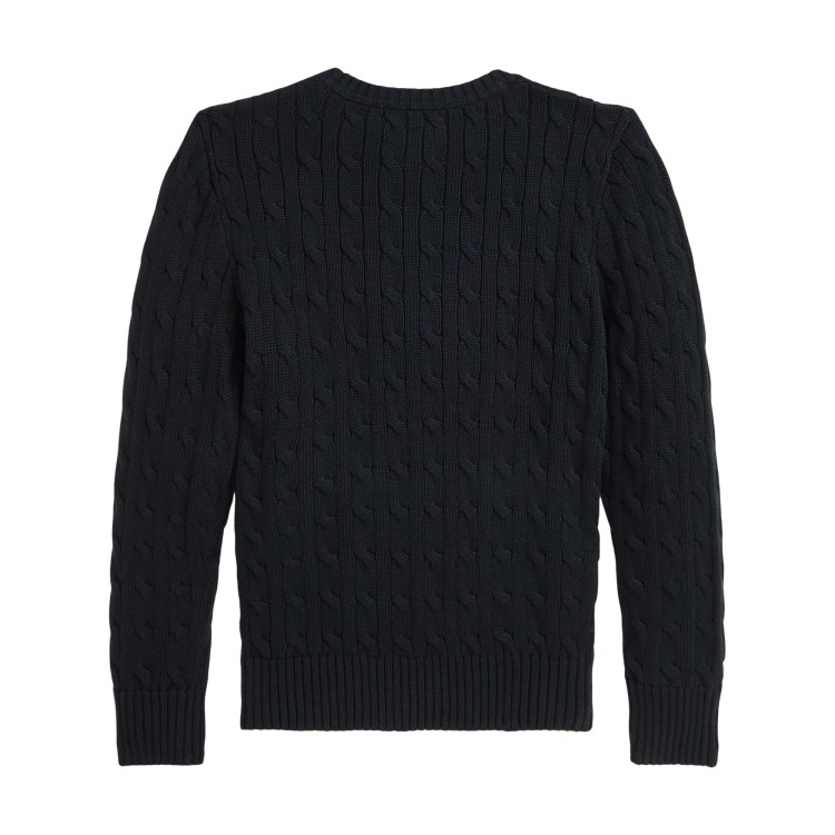 RALPH LAUREN PULLOVER.BLACK