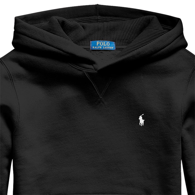 RALPH LAUREN SWEATSHIRT.BLACK