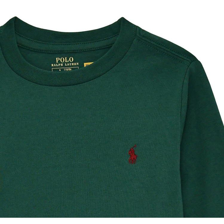 RALPH LAUREN T-SHIRT.GREEN