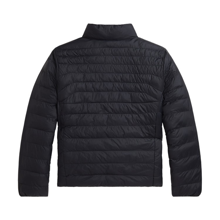 RALPH LAUREN P-LAYER 2 REVERSIBLE QUILTED JACKET POLO BLACK/LIGHT GREY HEATHER.BLACK