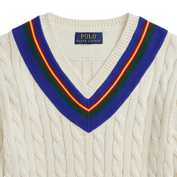 RALPH LAUREN PULLOVER.Beige/Khaki