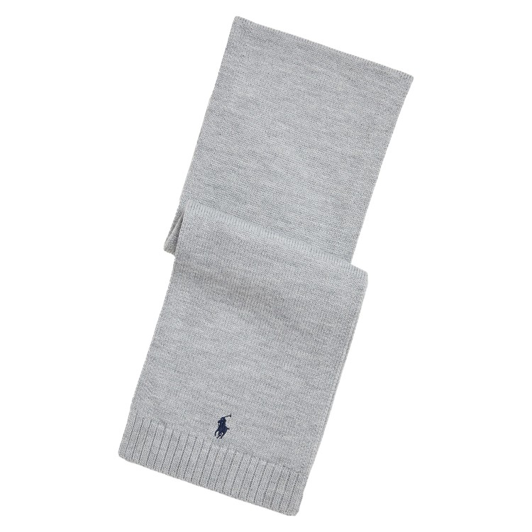 RALPH LAUREN SCARF.GREY