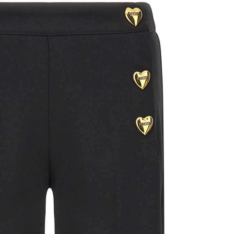 MOSCHINO PANTALONE LUNGO.NERO/BLACK