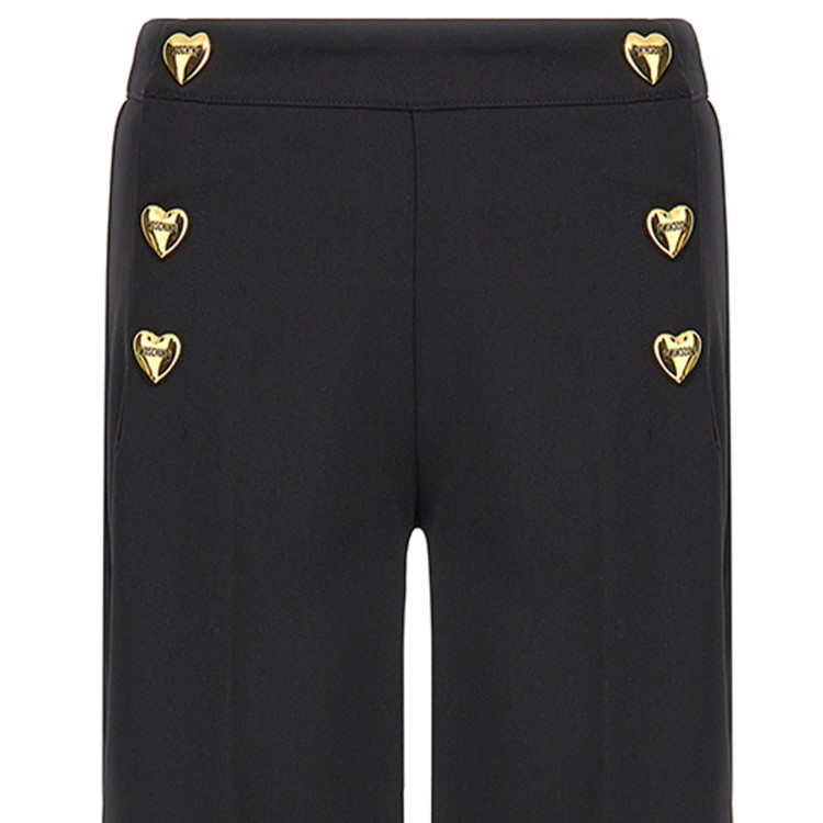 MOSCHINO PANTALONE LUNGO.NERO/BLACK