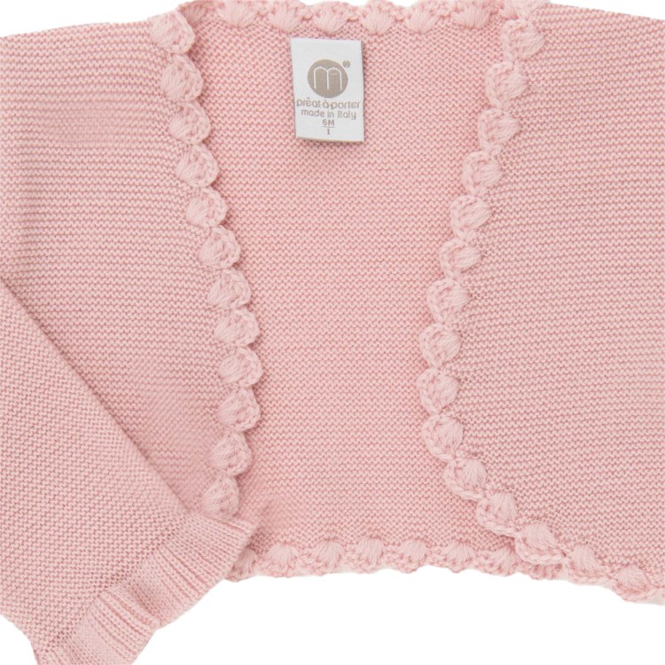 MARLU' Cardigan rosa neonata