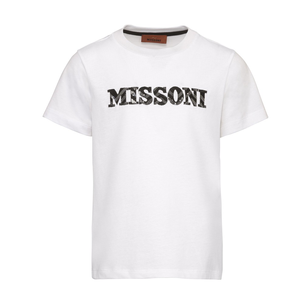 MISSONI T-shirt bianco in...