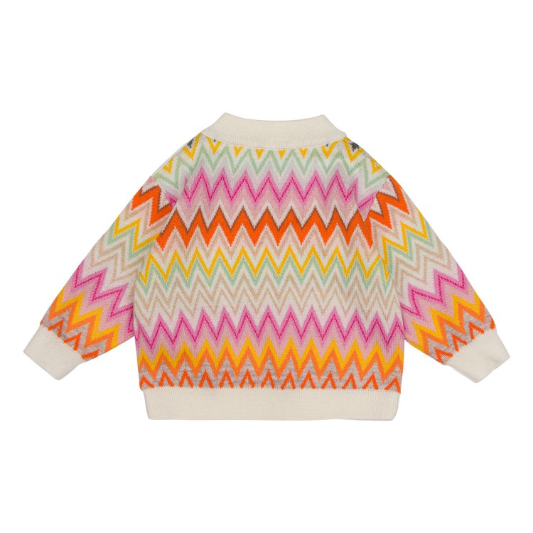 MISSONI Maglione con motivo a zigzag jacquard neonata