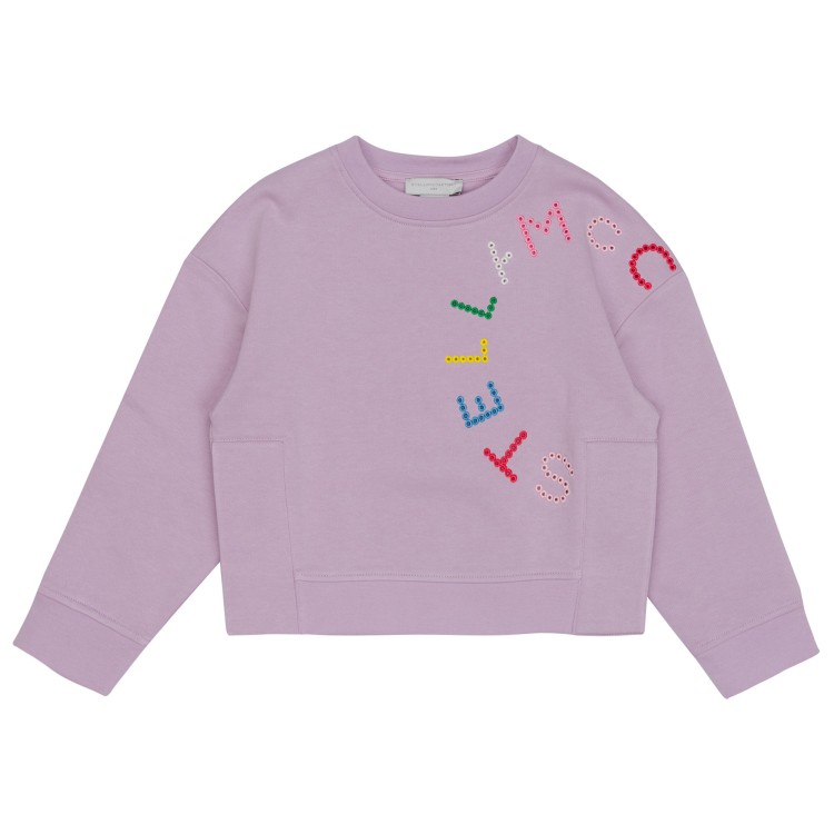 STELLA McCARTNEY SWEATSHIRT.LILAC