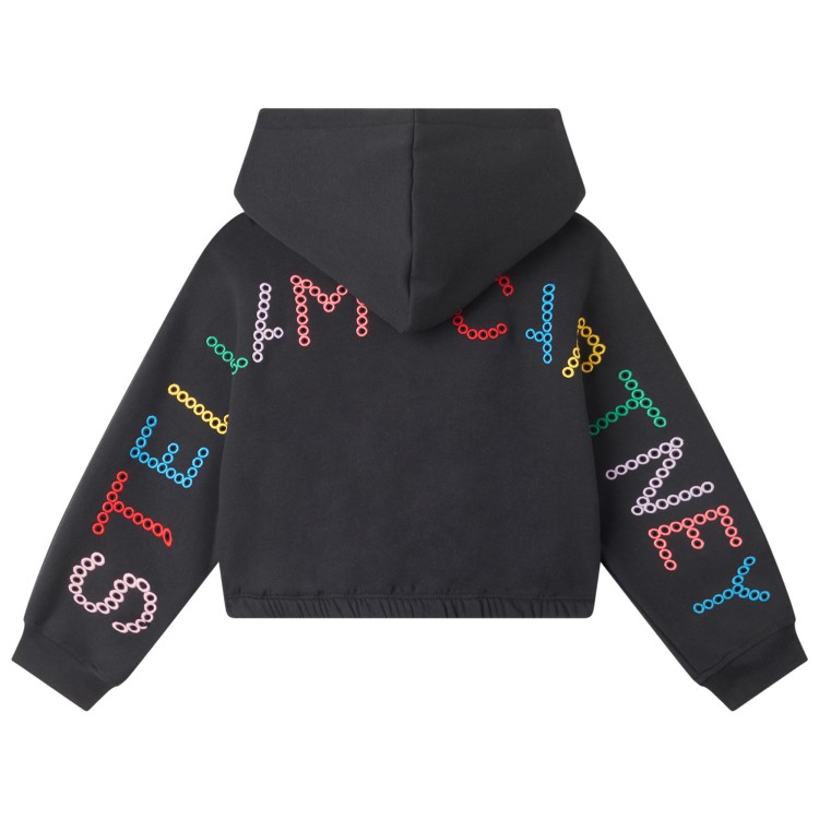 STELLA McCARTNEY JERSEY CARDIGAN.BLACK