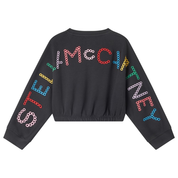 STELLA McCARTNEY SWEATSHIRT.BLACK