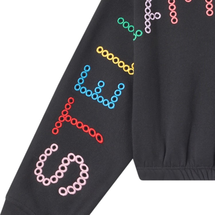 STELLA McCARTNEY SWEATSHIRT.BLACK