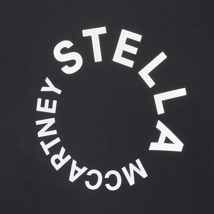 STELLA McCARTNEY Felpa nera con stampa bambini