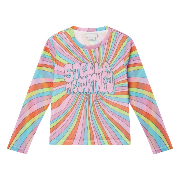 STELLA McCARTNEY T-shirt manica lunga multicolor per bambina