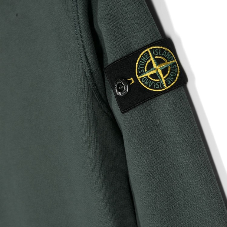 STONE ISLAND Felpa con applicazione Compass