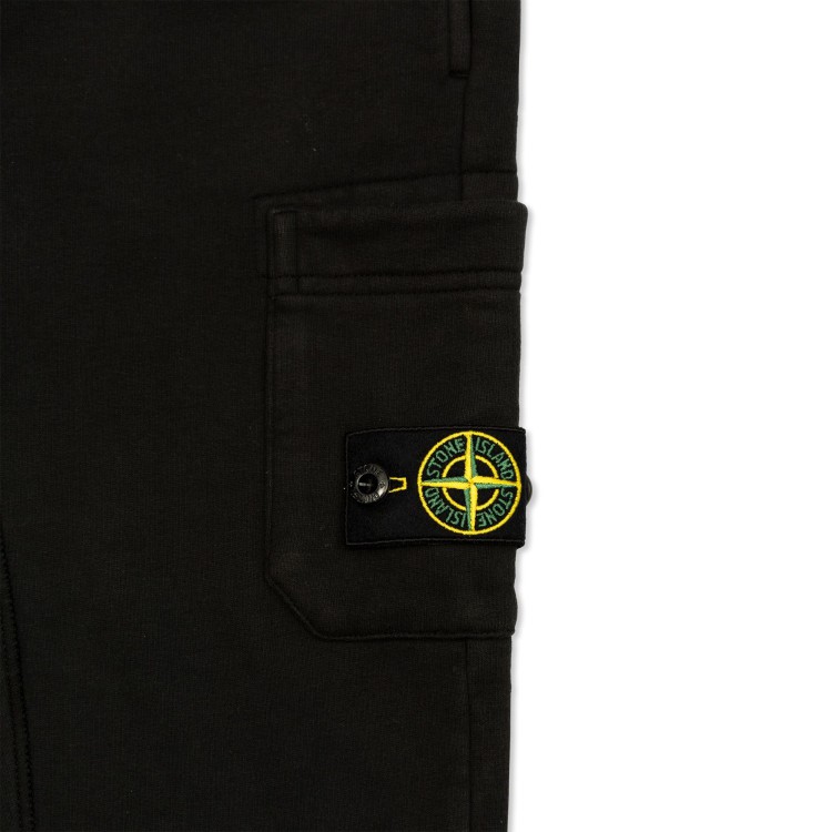 STONE ISLAND Pantaloni sportivi con applicazione logo