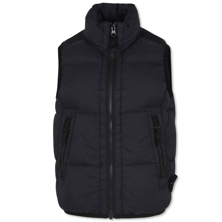 STONE ISLAND Gilet imbottito con applicazione